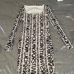 White mini tight dress